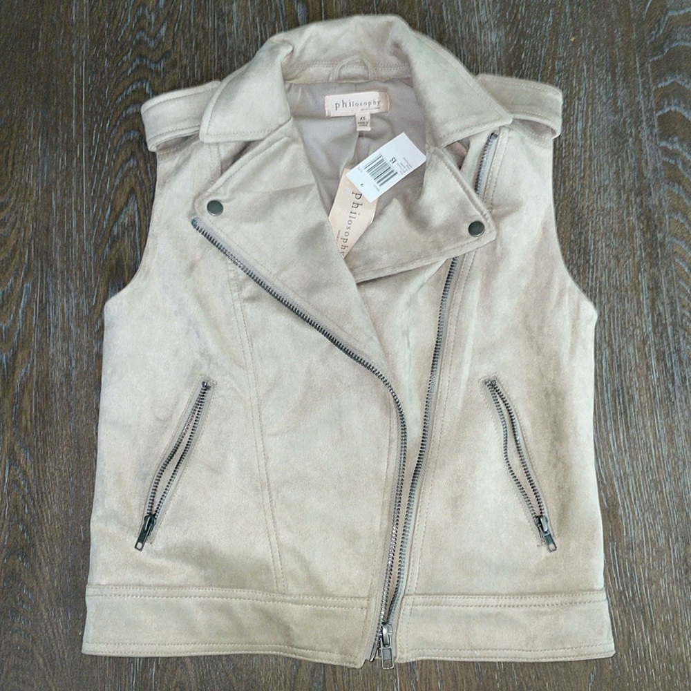 PHILOSOPHY - Faux Leather Vest